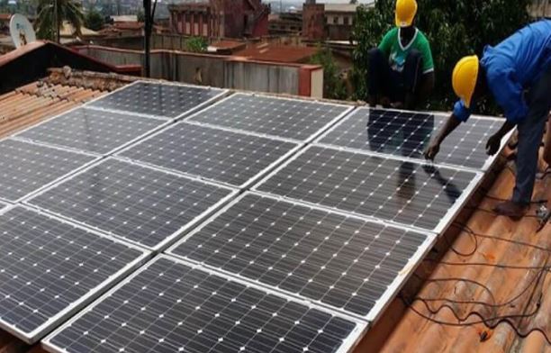 solar panel installation