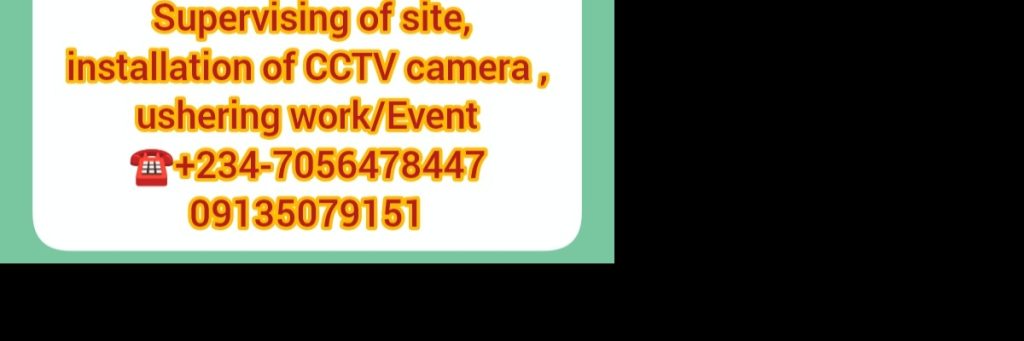 CCTV Installer in Edo, Benin city – Osato cover photo