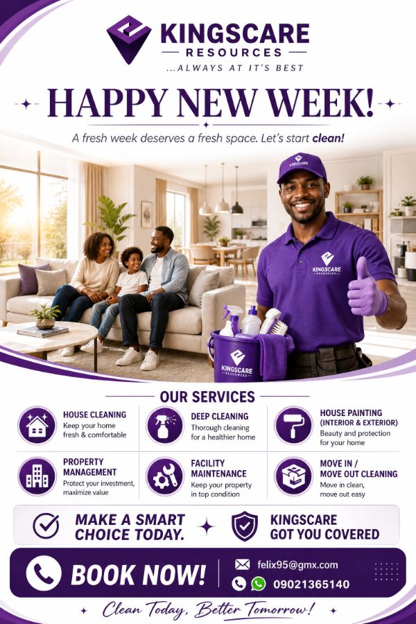 Kingscare Resources - Janitor / Cleaner in Ndume Ibeku, Umuahia North, Abia