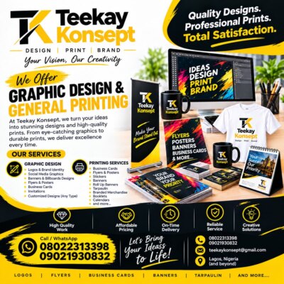 Graphic Designer in Lagos, Mushin – Kenny - Graphic Designer in Mushin, Lagos